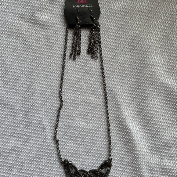 paparazzi Jewelry - Paparazzi Black Chain Set + Turquoise Necklace Bundle